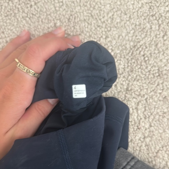 lululemon athletica Blue Athletic Shorts Performance Fit - Picture 3 of 3